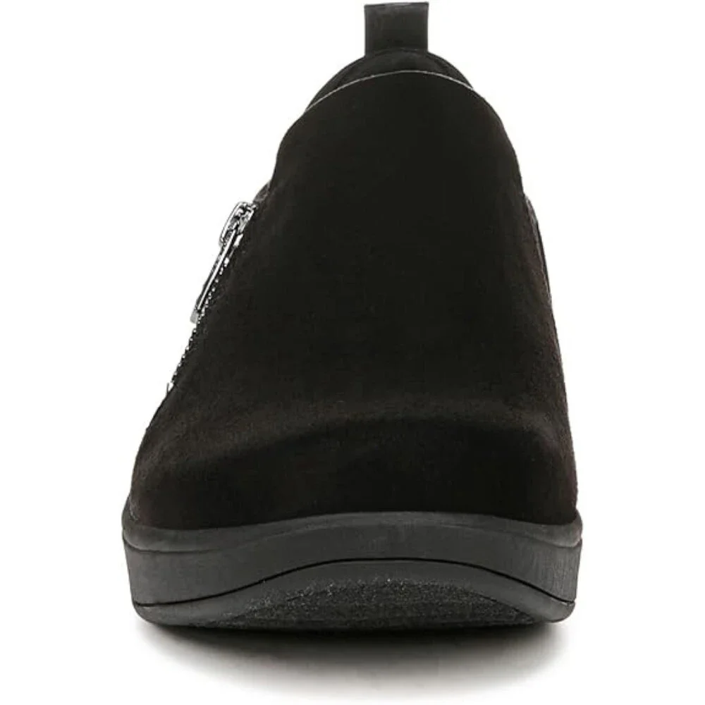 Ryka Luminous I8637F1002 Sneakers Women's 10 Black Slip On Walking Shoes GAL1068
